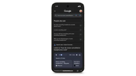 У Google появились ИИ-аудиоподкасты, которые озвучивают результаты поиска
