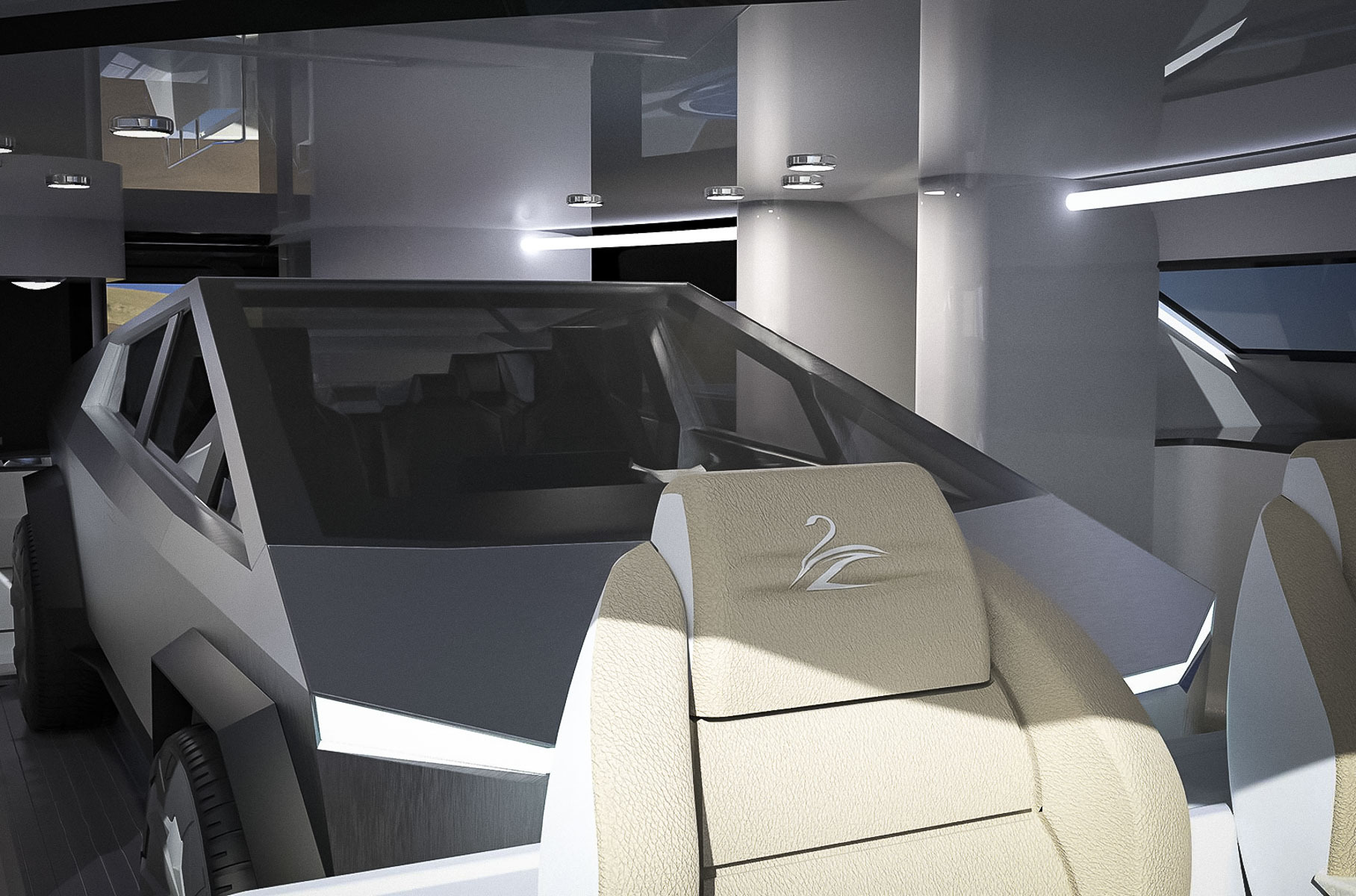 Посмотрите на 25-метровый катамаран-амфибию с Tesla на борту за 30 миллионов долларов Посмотрите на 25-метровый катамаран-амфибию с Tesla на борту за 30 миллионов долларов Новости