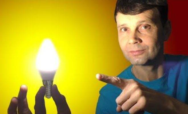 Лампочка светит после отключения света: добавили конденсатор и ток не нужен лампа,Пространство,свет,физика,электричество,энергия
