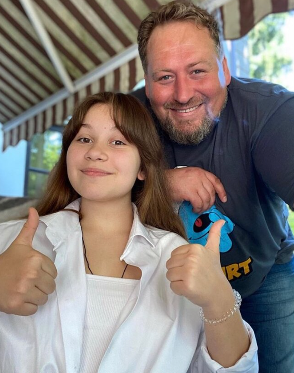 Станислав Дужников с дочкой