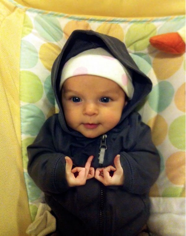 badass babies thug life 9 587cd2e108b33 605 These babies are some badass motherlovers! (29 Photos)