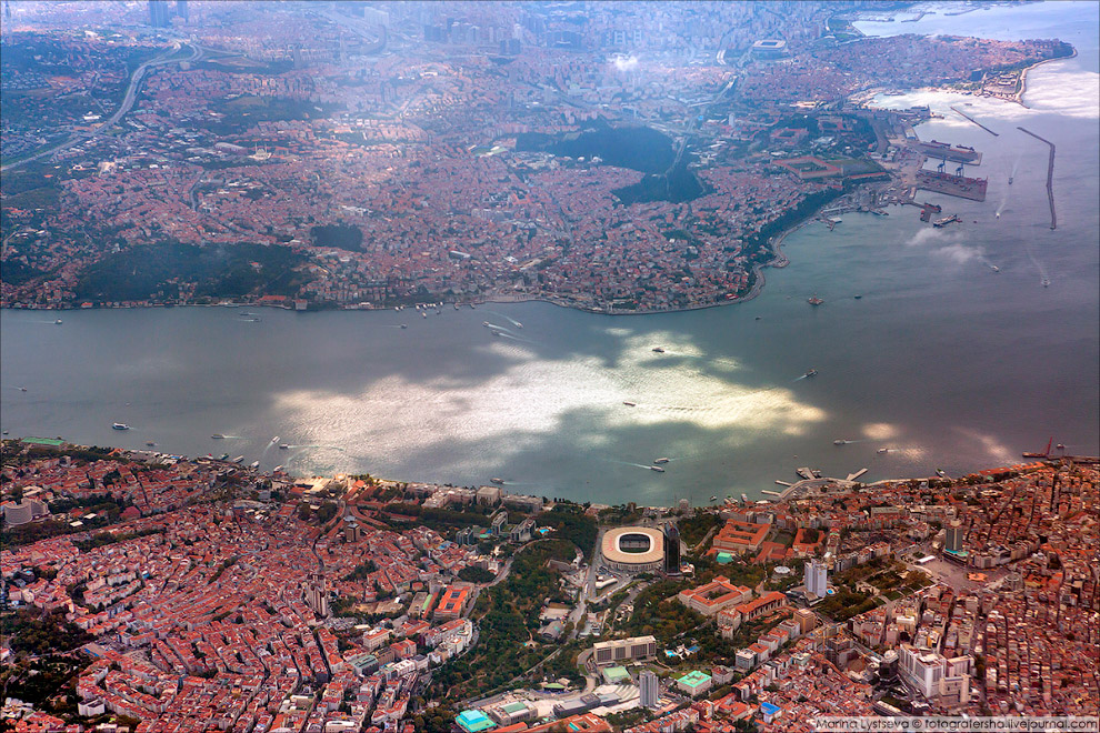 Стамбул с высоты высота,интересное,Стамбул,Турция