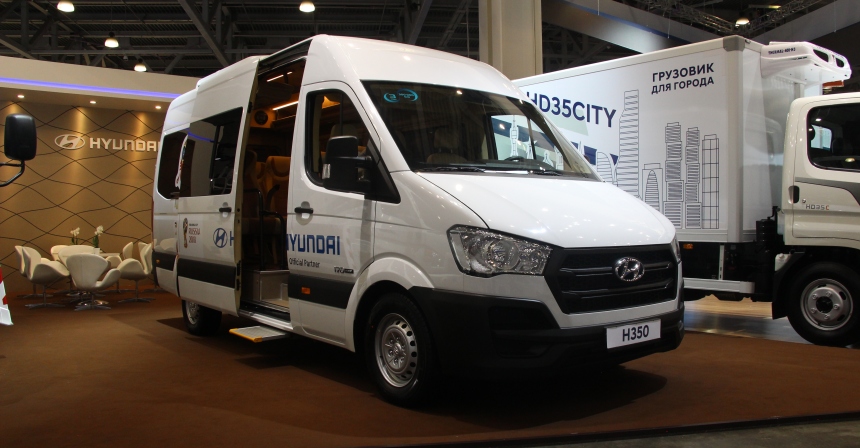 Автобус Hyundai H350 и его салон