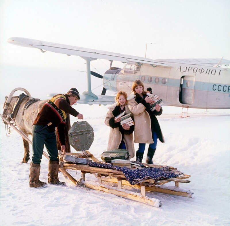 1970-е. На реке Лене 