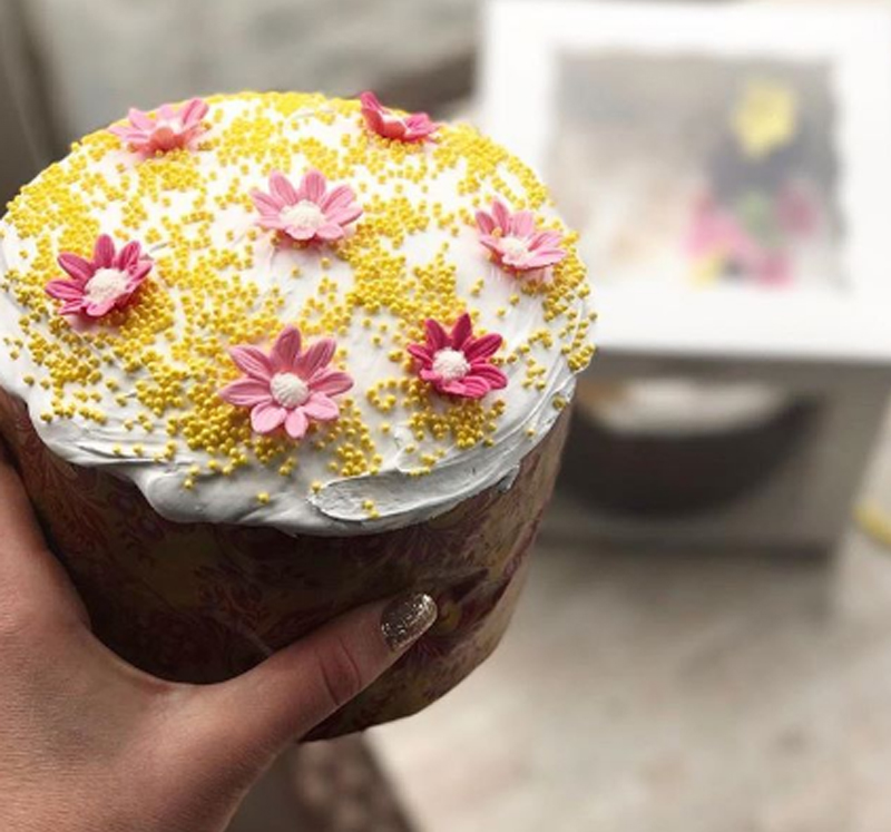 Светлой Пасхи, друзья! Это так красиво… Живописные идеи для украшения куличей. женские хобби,кулинария,кулич пасхальный,своими руками