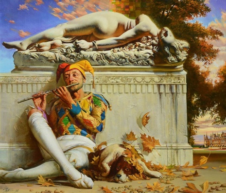 Художник Олег Турчин. Арлекин-философ Художник Олег Турчин. Арлекин-философ