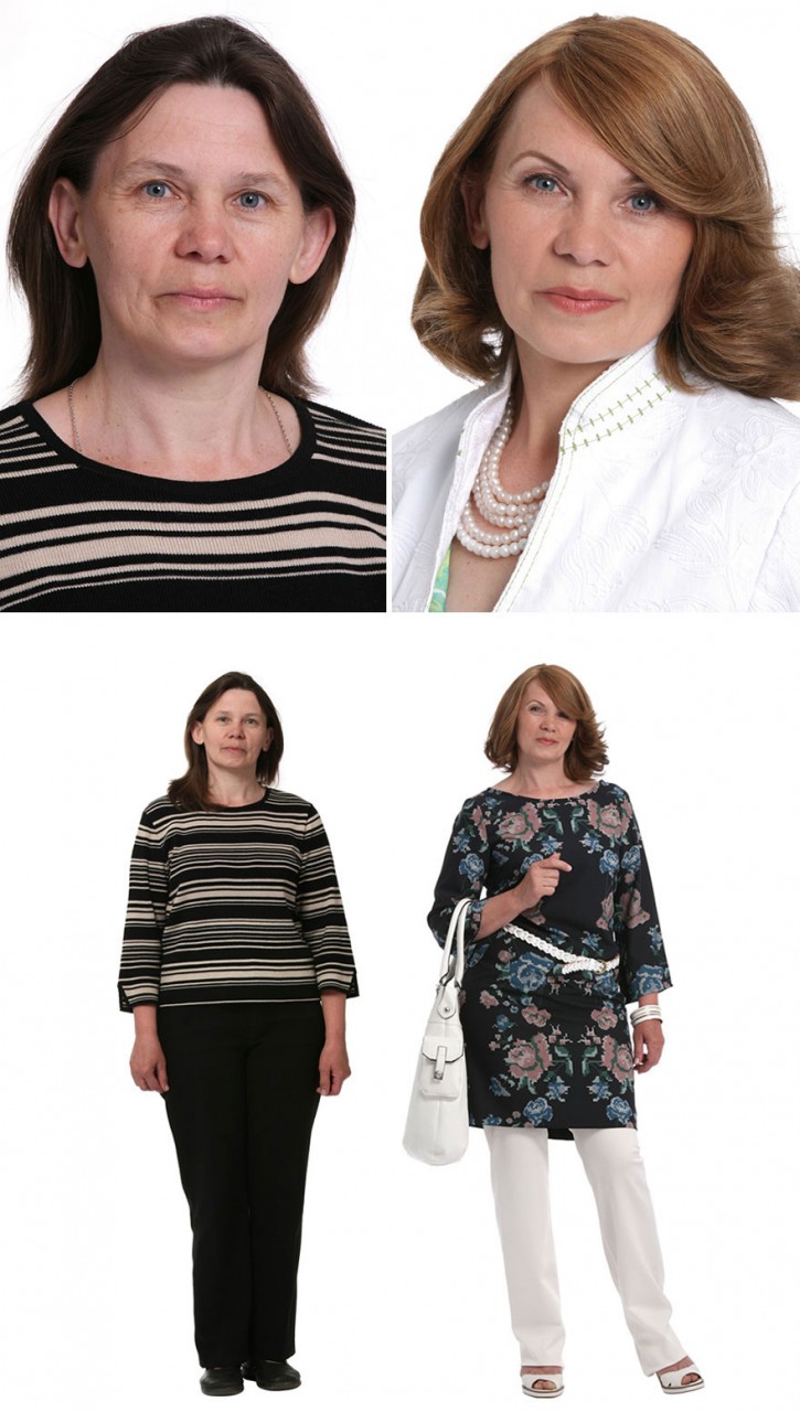 стилист превращает обычных женщин в королев