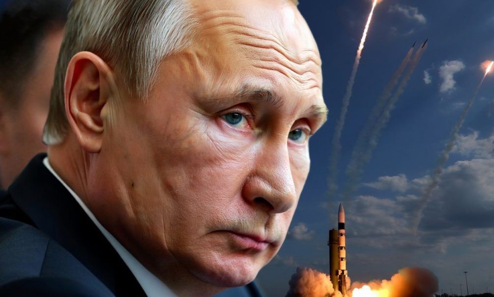   Путин и ракеты. Иллюстрация: "Блокнот"