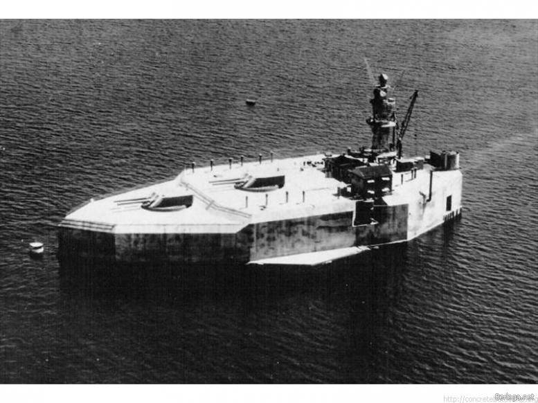 Бетонный броненосец США история