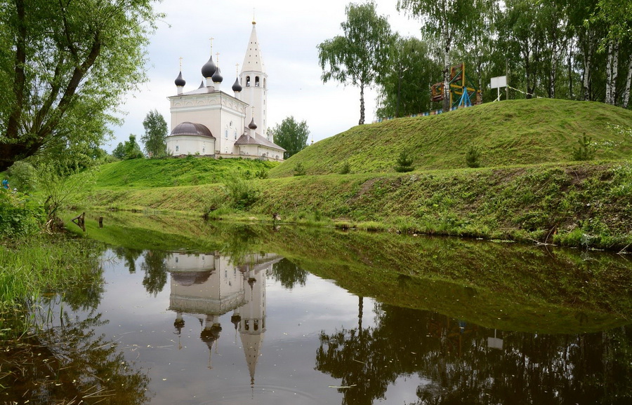 Вятское Вятское, Ярославской, области, признанное, самой, красивой, деревней, России, 2015го, Источник ➝