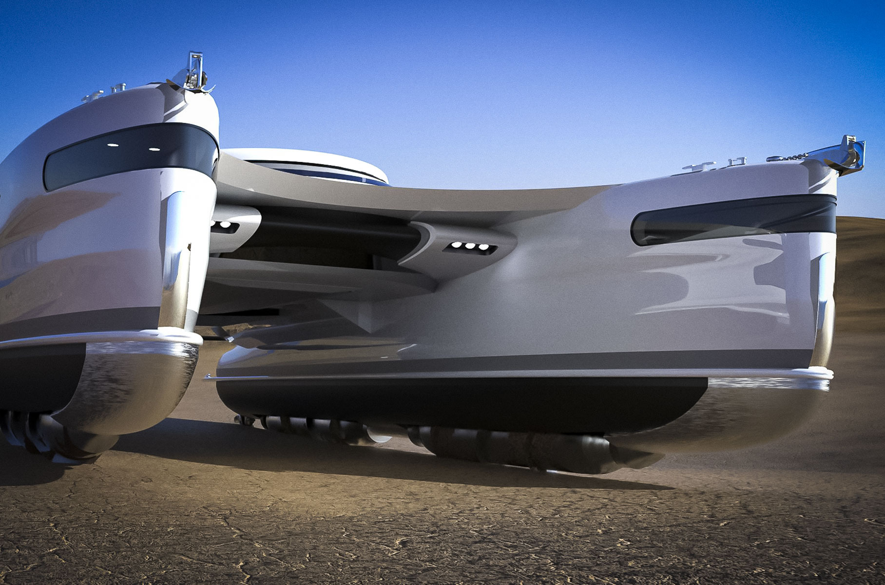 Посмотрите на 25-метровый катамаран-амфибию с Tesla на борту за 30 миллионов долларов Посмотрите на 25-метровый катамаран-амфибию с Tesla на борту за 30 миллионов долларов Новости