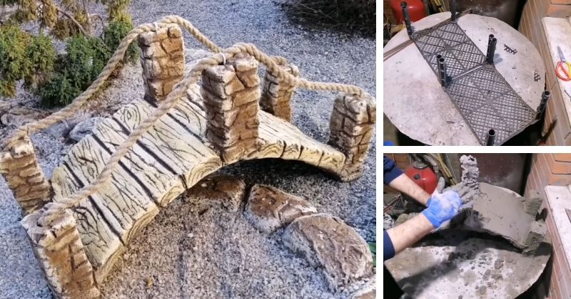 Мостик из пластикового ящика, который может украсить ваш участок