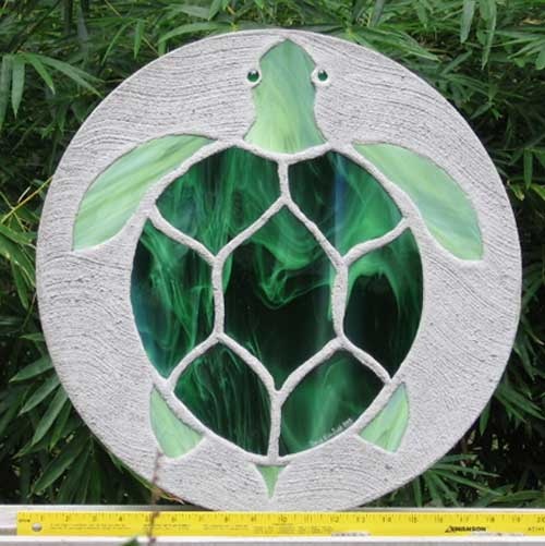 Great use for left over stained glass