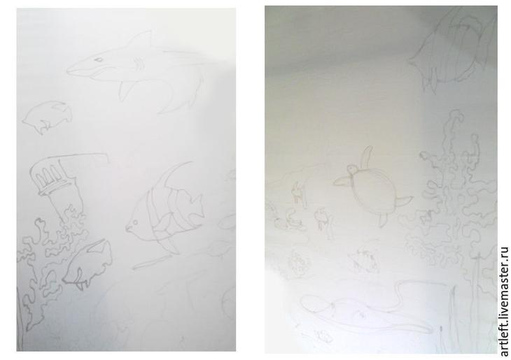 Создаем парео-трансформер в технике холодный батик парео