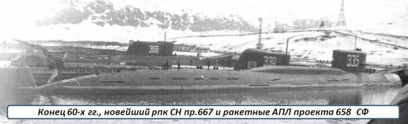 Становой хребет МСЯС: ракетные подводные крейсера стратегического назначения  проекта 667 вмф