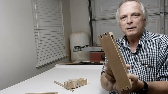 Обработка угловых соединений, приспособление для циркулярной пилы 