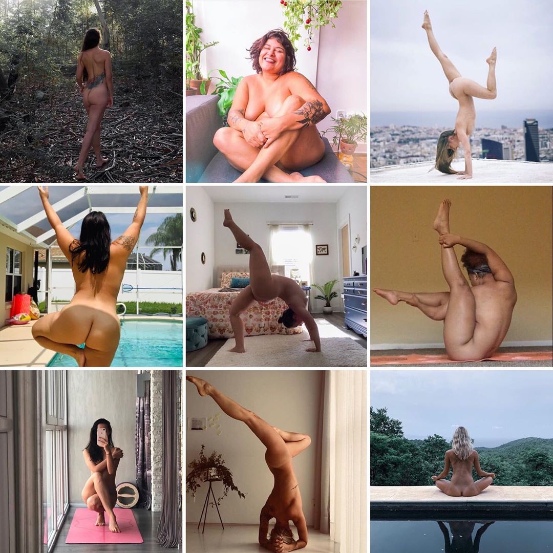 Новые фото Nude Yoga Girl фотография