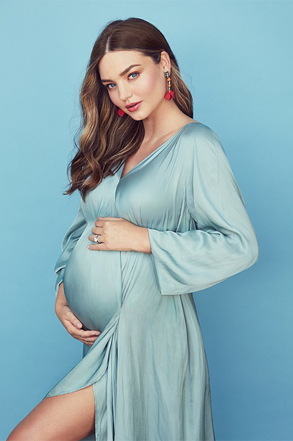Беременная Миранда Керр снялась для обложки глянца незадолго до родов Фотосессии