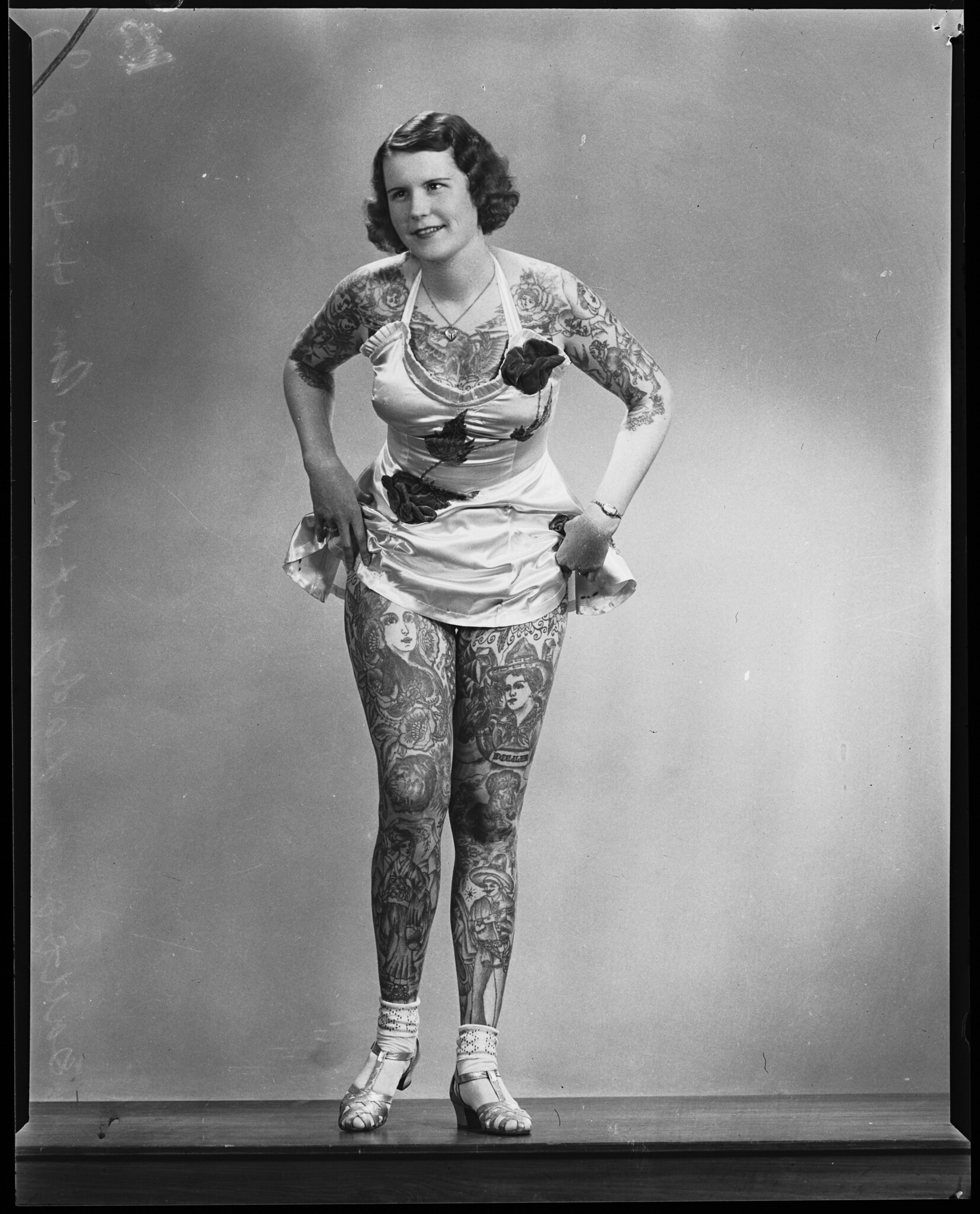Партаки под чулками: шокирующая экзотика 20 века история,татуировки