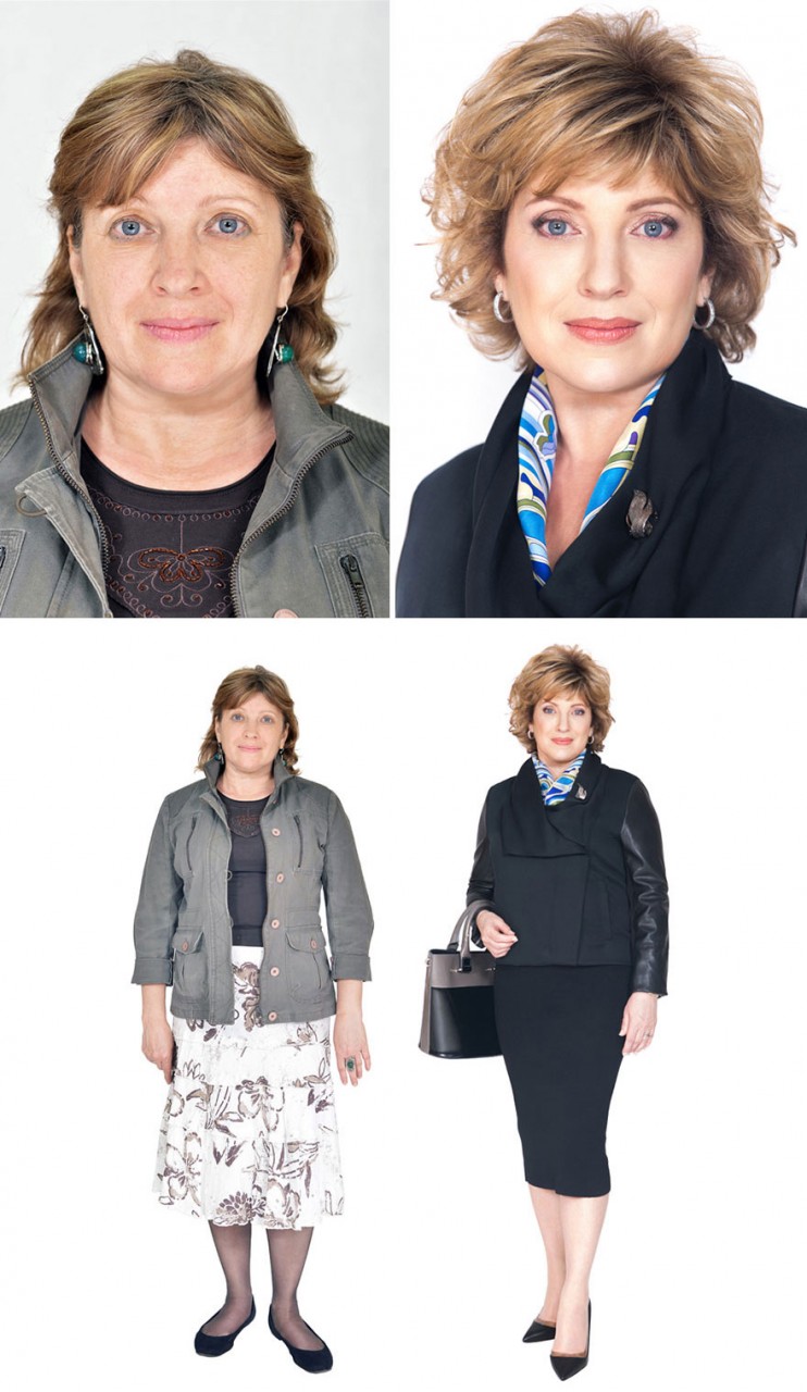 стилист превращает обычных женщин в королев