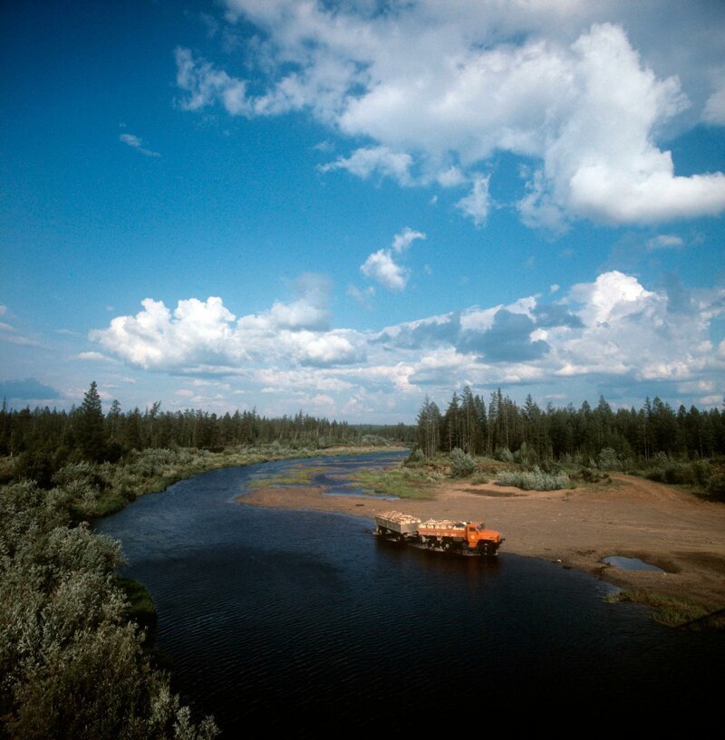 1970-е. На реке Лене 