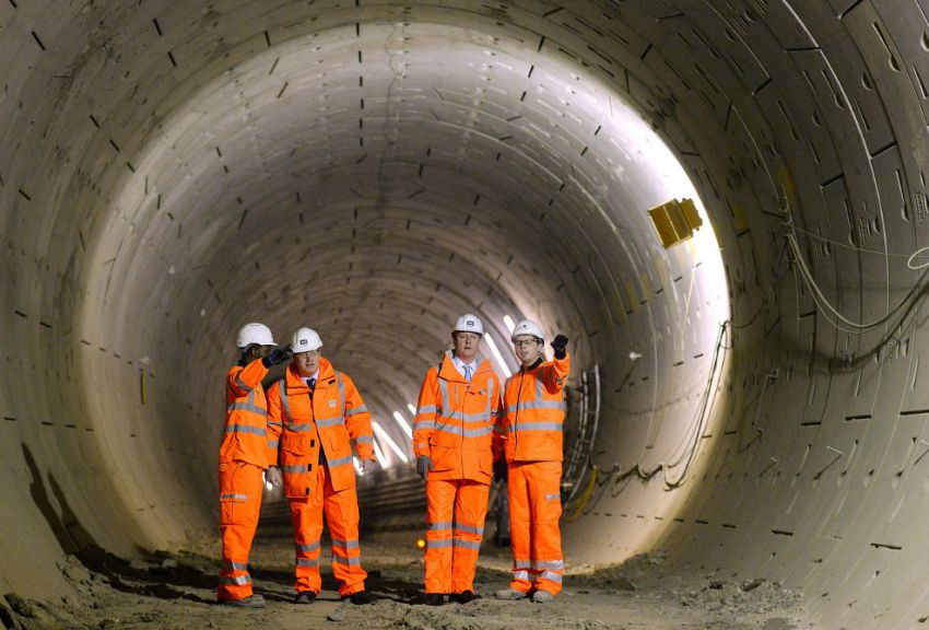 Подземелья Crossrail интересное, позновательное