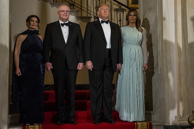 Дональд и Мелания Трамп встретились с премьер-министром Австралии и его супругой в Белом доме