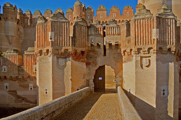 Castillo de Coca, Испания.