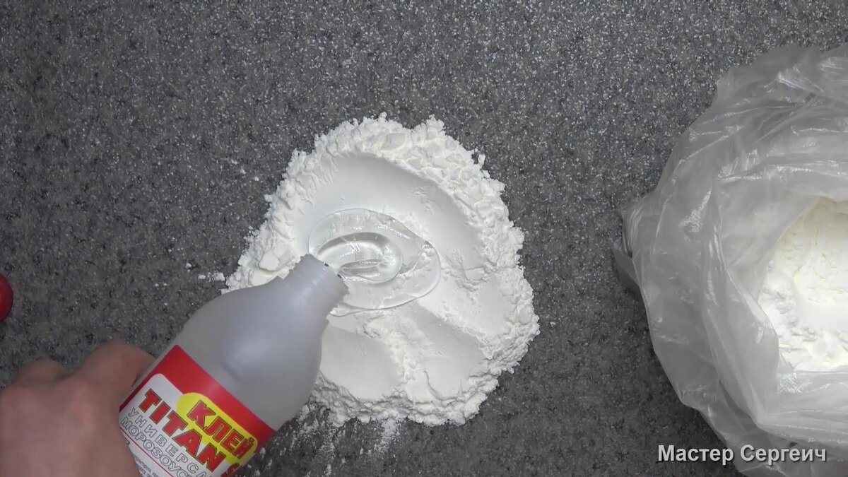 Супер простой рецепт самотвердеющего "пластика" самоделкин,сделай сам