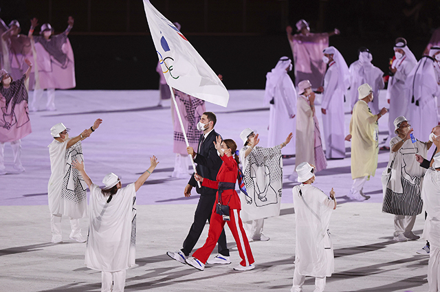 Олимпиада в Токио: сборная России прошла на параде спортсменов russia,Новости,Россия