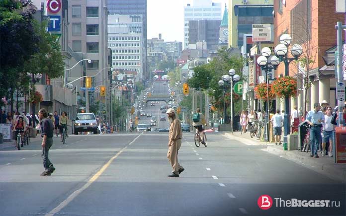 Самые длинные улицы мира: Yonge St, Ontario