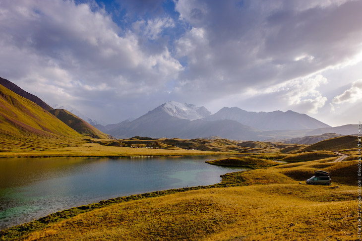Природа Киргизии с высоты пейзажи