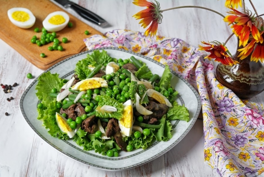 салат из куриной печени рецепт приготовления