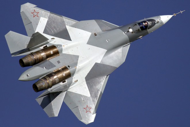 Су-57: самолет который уважают американцы истребитель