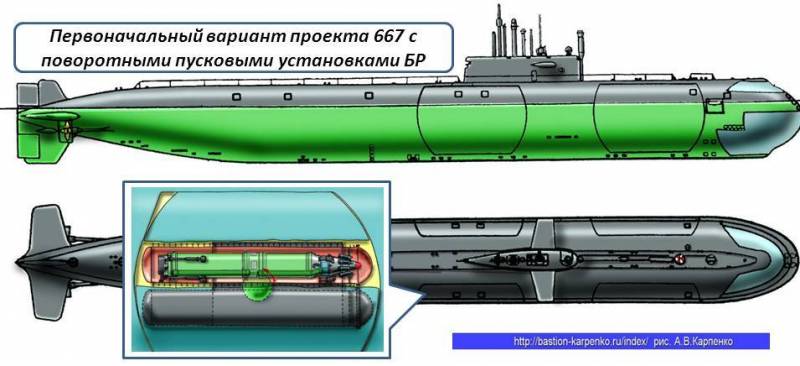 Становой хребет МСЯС: ракетные подводные крейсера стратегического назначения  проекта 667 вмф