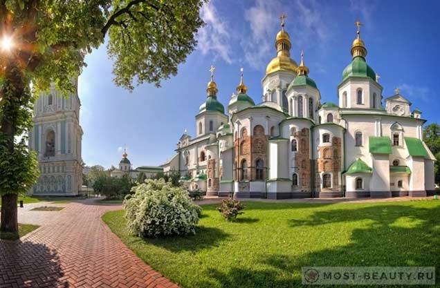 Самые красивые места Киева: Софийский собор киев