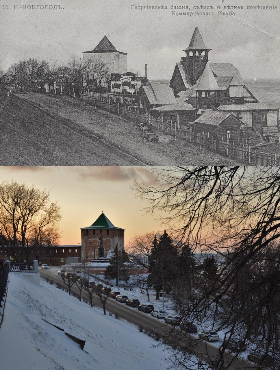 георгиевская башня нижегородского кремля