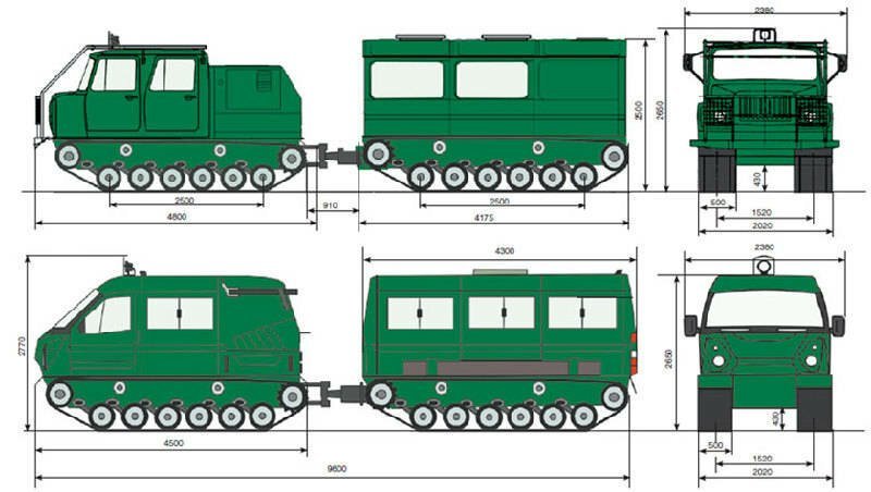 Поставки двухзвенных транспортеров ГАЗ-3344-20 Министерству обороны России 