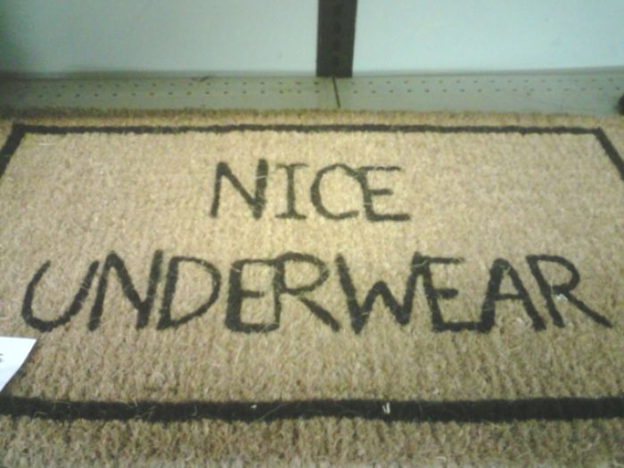 And The Award For Creepiest Door Mat Goes To