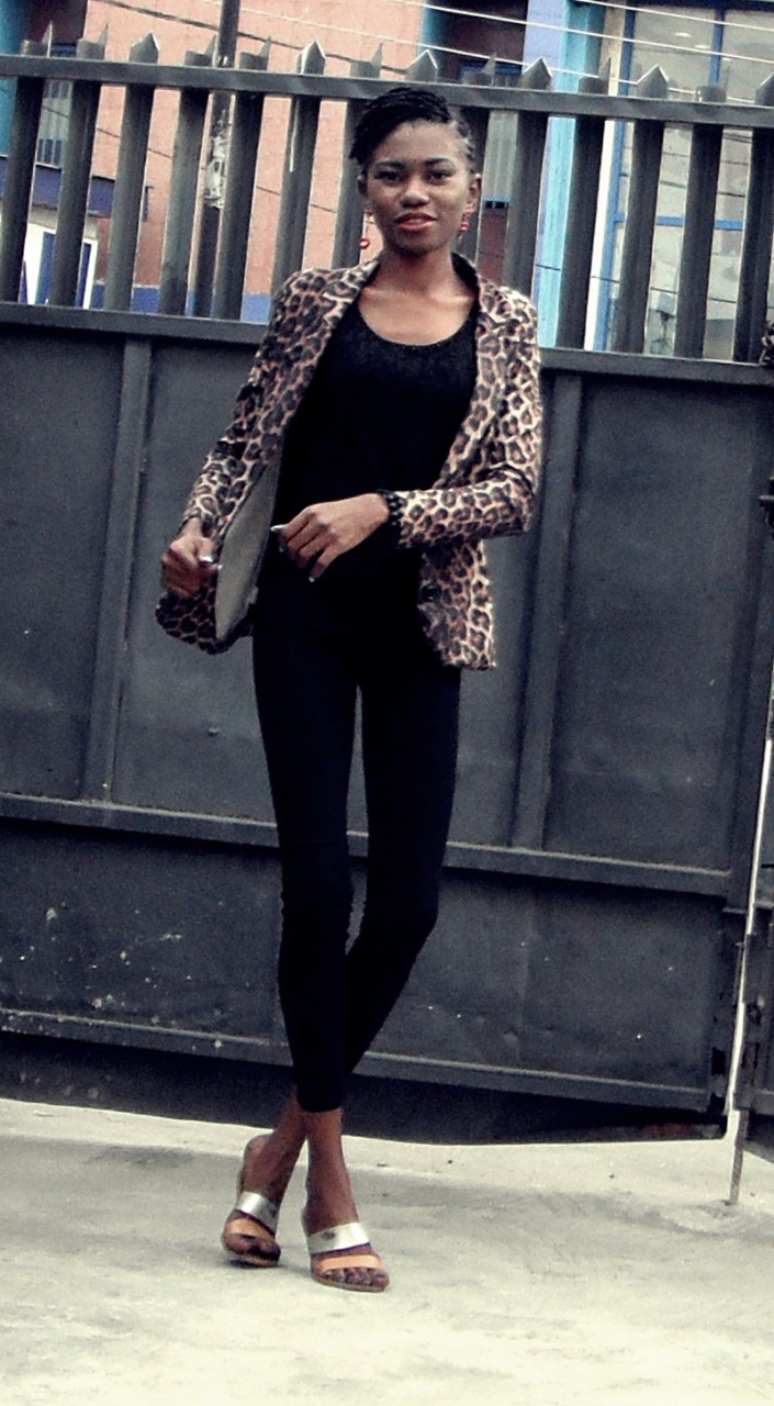 LEOPARD PRINT JACKET