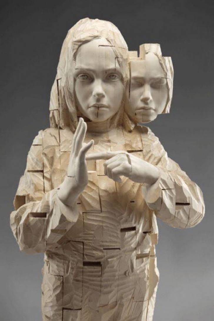 19 деревянных скульптур, которые заставят нас думать, что это дело рук художников будущего скульптура