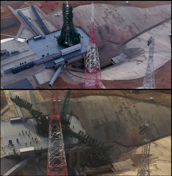 144-тонная конструкция на Байконуре упала с большой высоты, доступа к МКС пока нет: появились подробности о повреждениях после последнего запуска «Союза»