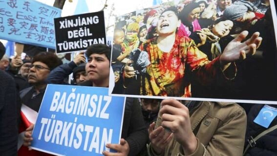 Протесты против китайской оккупации Уйгурии