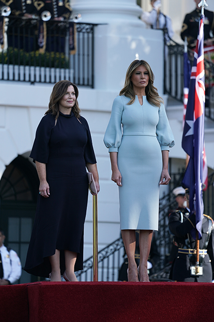 Дональд и Мелания Трамп встретились с премьер-министром Австралии и его супругой в Белом доме