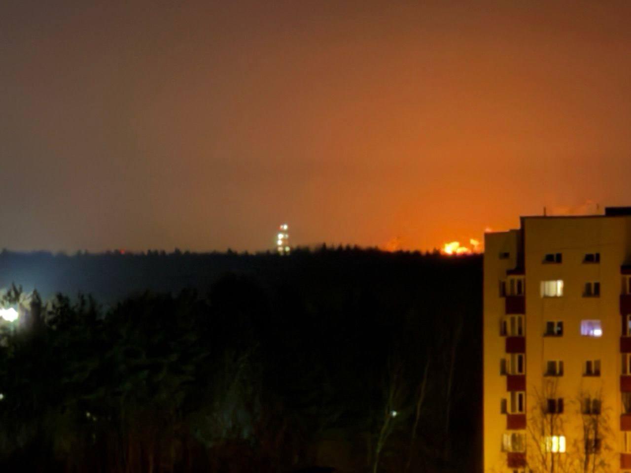 Пожар на НПЗ в Усть-Луге