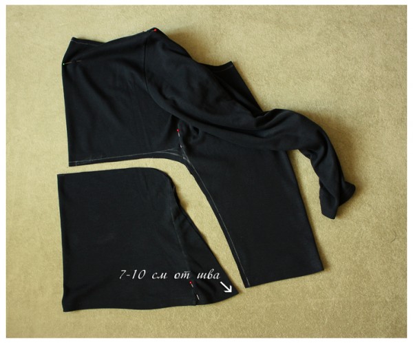 Переделка: туника из футболки. Мастер-класс Переделка: туника из футболки. Мастер-класс переделка