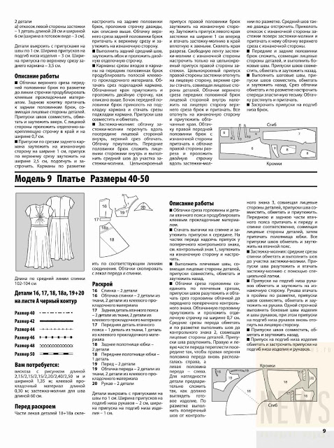 Модели с выкройками из журнала Диана Часть 2