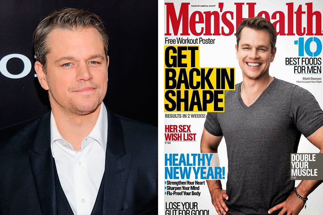 Нереально красивые: знаменитые мужчины до и после фотошопа 