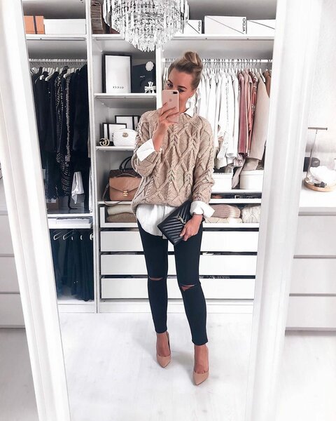 Модный свитер: с чем носить самые актуальные модели этого года Модный свитер: с чем носить самые актуальные модели этого года гардероб,мода и красота,модные образы,одежда и аксессуары