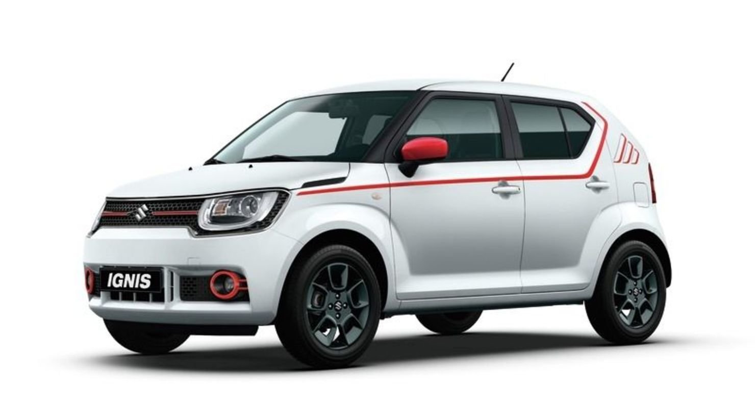 Кроссовер Suzuki Ignis вышел в эксклюзивной версии Red & White с отличным оснащением